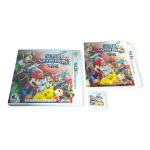 Super Smash Bros for Nintendo 3DS Game with Case and Cartridge